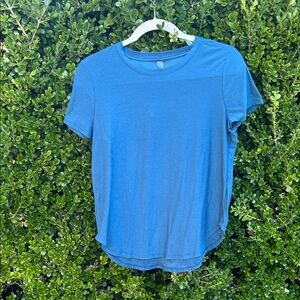 Beyond Yoga Teal Blue Short Sleeve Tee